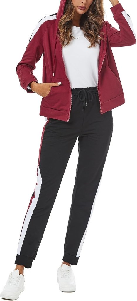 Load image into Gallery viewer, Dames joggingpak katoen met lange broek en zakken - happygetfit.com
