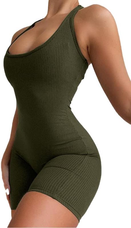 Laad afbeelding in Galerijviewer, Dames sport jumpsuit kort mouwloos - happygetfit.com
