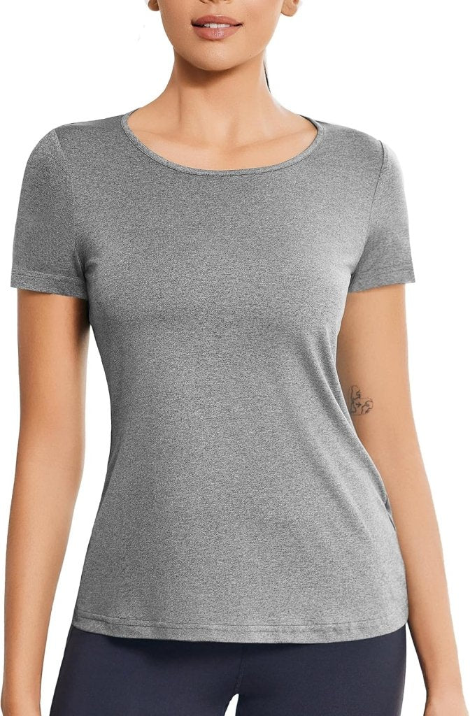 Load image into Gallery viewer, Dames sportshirt korte mouw rugloos sneldrogend - happygetfit.com
