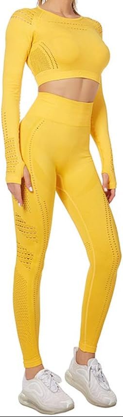 Load image into Gallery viewer, Dames yoga set 2-delig met crop top en legging - happygetfit.com
