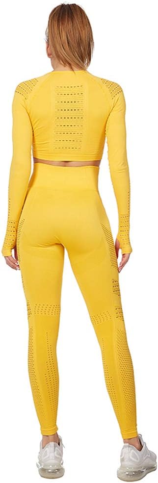 Load image into Gallery viewer, Dames yoga set 2-delig met crop top en legging - happygetfit.com
