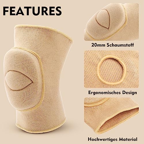 Laad afbeelding in Galerijviewer, Dans, sport en beweging met vertrouwen – met deze dikke, zachte kniebeschermers voor volwassenen en kinderen - happygetfit.com
