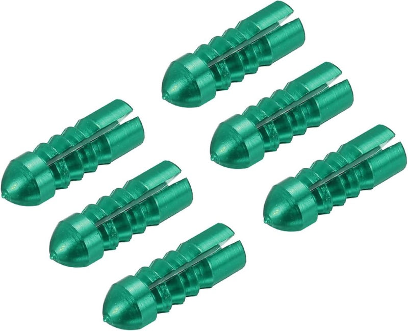 Carica immagine in Galleria Viewer, Dart flight protectors 6 stuks van aluminium groen – 90 graden flight savers – dart accessoires - happygetfit.com
