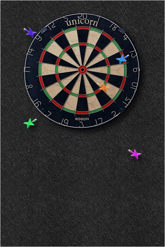 Dartbord achterwand 60 x 90 cm van 12 mm dik zelfklevend vilt – dartwandmat – muurprotectie - happygetfit.com