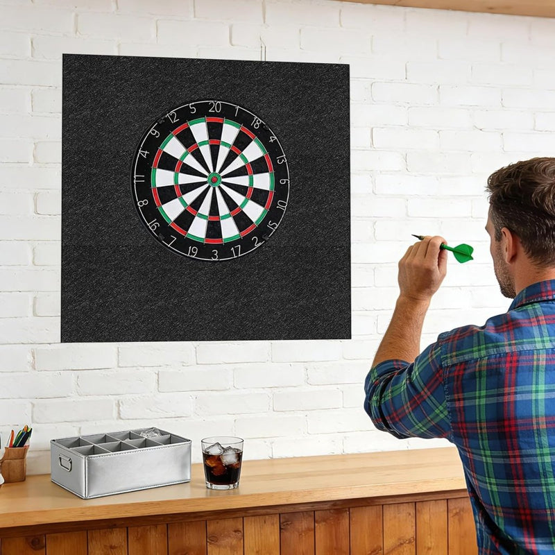 Bild im Galerie-Viewer laden, Dartbord beschermpanelen 6 stuks 30 x 30 cm van zelfklevend vilt – dartwandbekleding – dartbescherming - happygetfit.com
