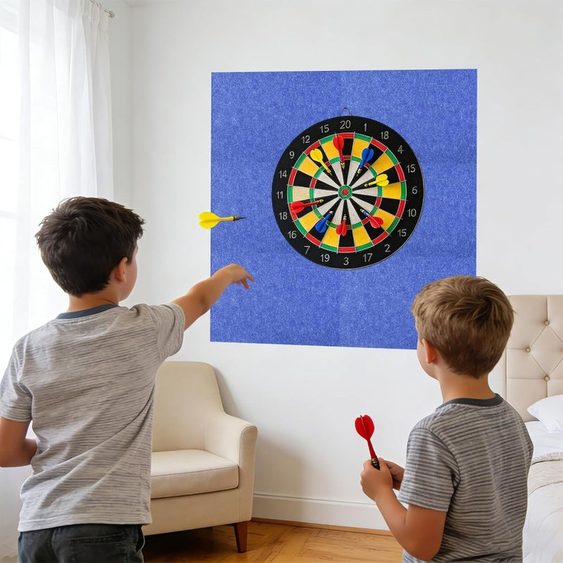 Bild im Galerie-Viewer laden, Dartbord beschermpanelen 6 stuks 30 x 30 cm van zelfklevend vilt – dartwandbekleding – dartbescherming - happygetfit.com
