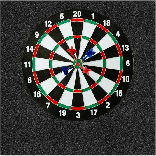 Dartbord beschermpanelen 6 stuks 30 x 30 cm van zelfklevend vilt – dartwandbekleding – dartbescherming - happygetfit.com