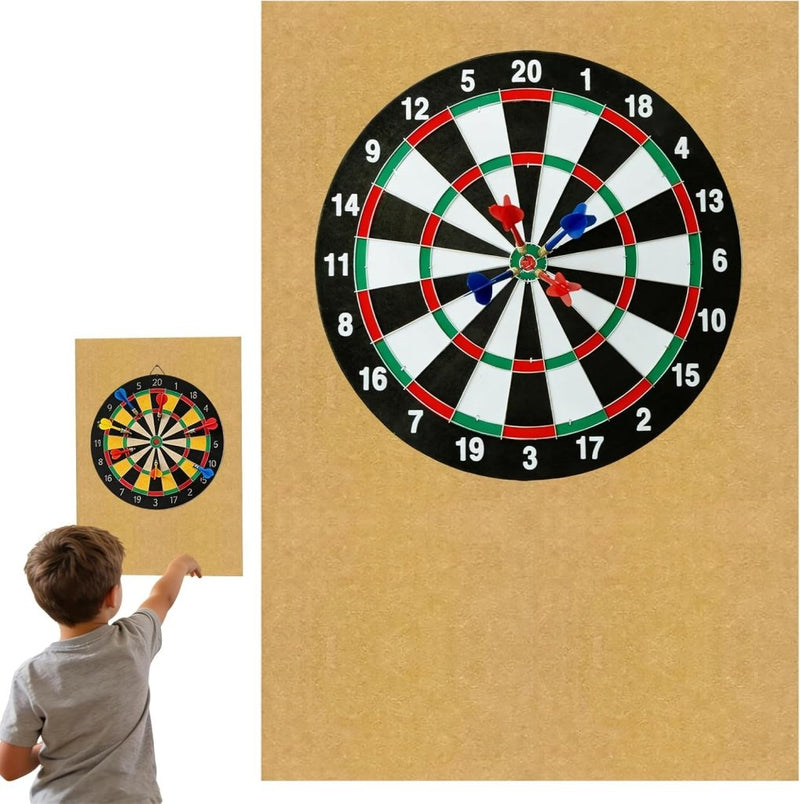 Bild im Galerie-Viewer laden, Dartbord beschermpanelen 6 stuks 30 x 30 cm van zelfklevend vilt – dartwandbekleding – dartbescherming - happygetfit.com
