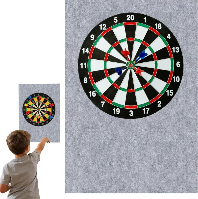 Bild im Galerie-Viewer laden, Dartbord beschermpanelen 6 stuks 30 x 30 cm van zelfklevend vilt – dartwandbekleding – dartbescherming - happygetfit.com
