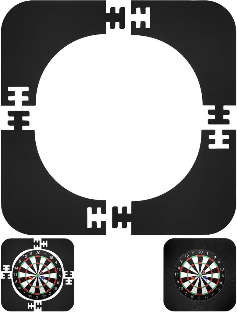 Bild im Galerie-Viewer laden, Dartbord beschermring 4-delig van schokabsorberend EVA-schuim met 66 cm buitendiameter – dartopvangring – dartmuurprotectie - happygetfit.com
