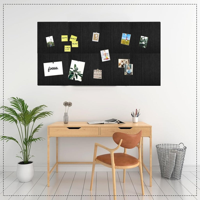 Bild im Galerie-Viewer laden, Dartbord beschermtegels 9 stuks 30 x 30 cm van dik zelfklevend vilt met knutselmes – dartwandisolatie – muurbeschermers - happygetfit.com
