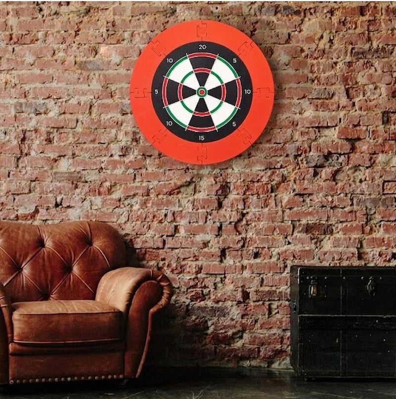 Bild im Galerie-Viewer laden, Dartbord opvangring 4-delig van 3 cm dik EVA-schuim voor bescherming tegen misworpen pijlen – dartomranding – wandprotectie - happygetfit.com
