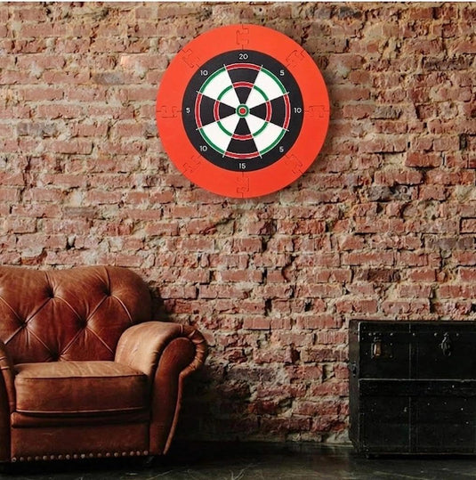 Dartbord opvangring 4-delig van 3 cm dik EVA-schuim voor bescherming tegen misworpen pijlen – dartomranding – wandprotectie - happygetfit.com