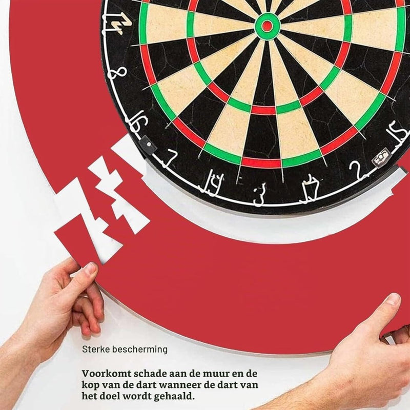 Bild im Galerie-Viewer laden, Dartbord opvangring 4-delig van 3 cm dik EVA-schuim voor bescherming tegen misworpen pijlen – dartomranding – wandprotectie - happygetfit.com
