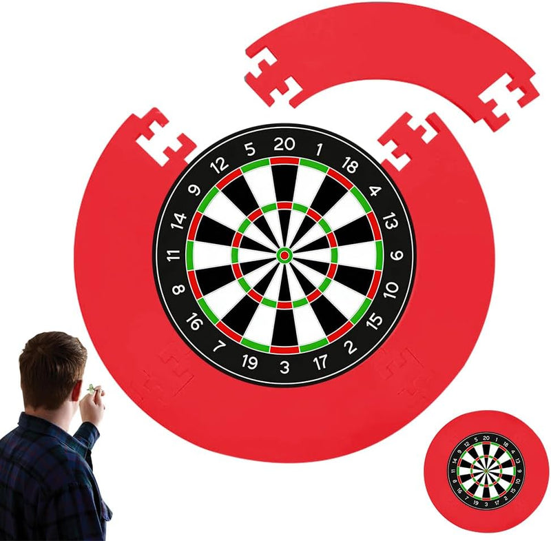 Laad afbeelding in Galerijviewer, Dartbord opvangring 5-delig van EVA-schuim met 72 cm buitendiameter en 2,5 cm dikte – dartomranding – muurbescherming - happygetfit.com
