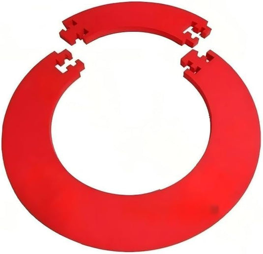 Dartbord opvangring 5-delig van EVA-schuim met 72 cm buitendiameter en 2,5 cm dikte – dartomranding – muurbescherming - happygetfit.com