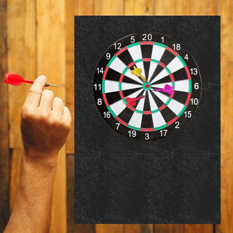 Bild im Galerie-Viewer laden, Dartbord wandbekleding 6-delig 60 x 90 cm van zelfklevend vilt met 12 mm dikte – dartbeschermplaten – dartgeluidsdemping - happygetfit.com
