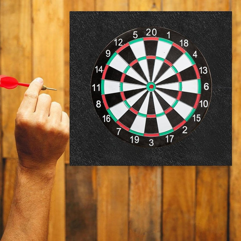Bild im Galerie-Viewer laden, Dartbord wandtegels 4 stuks 30 x 30 cm van 13 mm dik zelfklevend polyestervilt – dartachterplaat – muurprotectie - happygetfit.com
