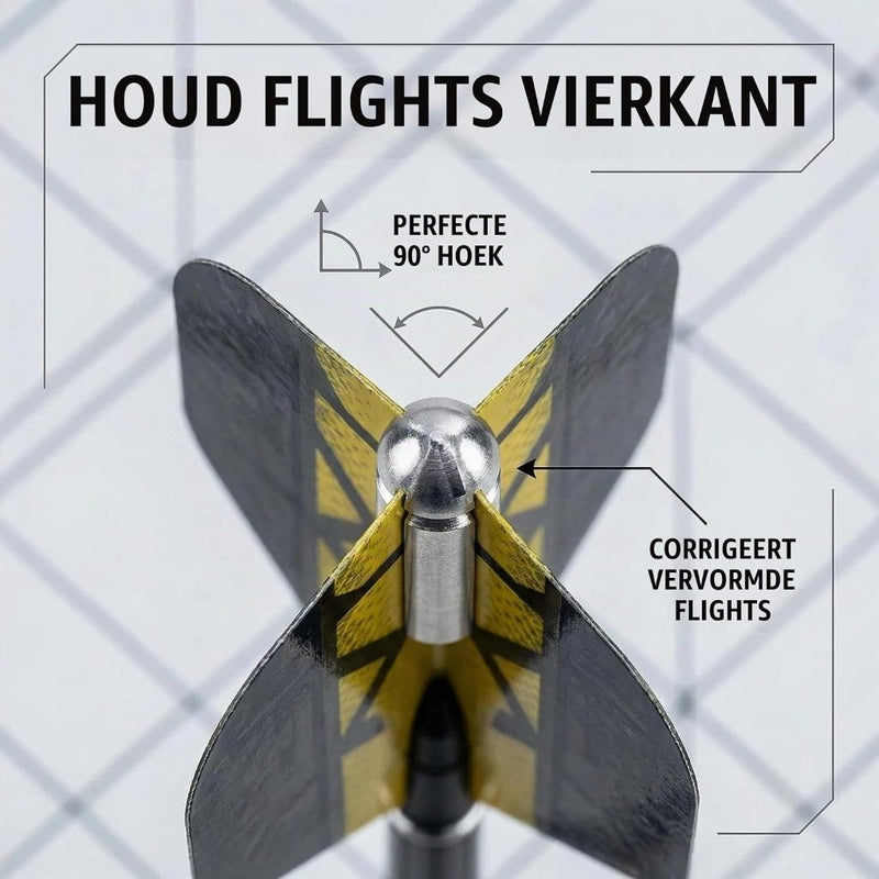 Bild im Galerie-Viewer laden, Dartflight beschermers 21 stuks van aluminium met 90 graden vleugeluitlijning – flight savers – dartvleugelbescherming - happygetfit.com
