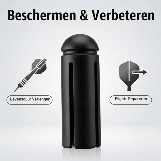 Dartflight beschermers 21 stuks van aluminium met 90 graden vleugeluitlijning – flight savers – dartvleugelbescherming - happygetfit.com