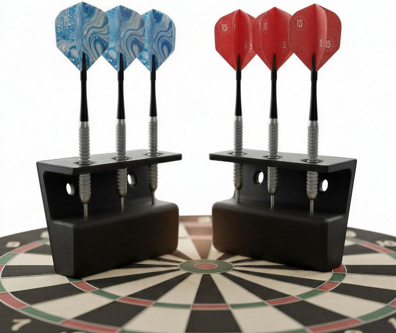 Charger l’image dans la visionneuse de galerie, Dartpijl wandhouder voor 3 pijlen van stevig kunststof voor steel- en softdarts – dartopbergsysteem – pijlenhouder - happygetfit.com
