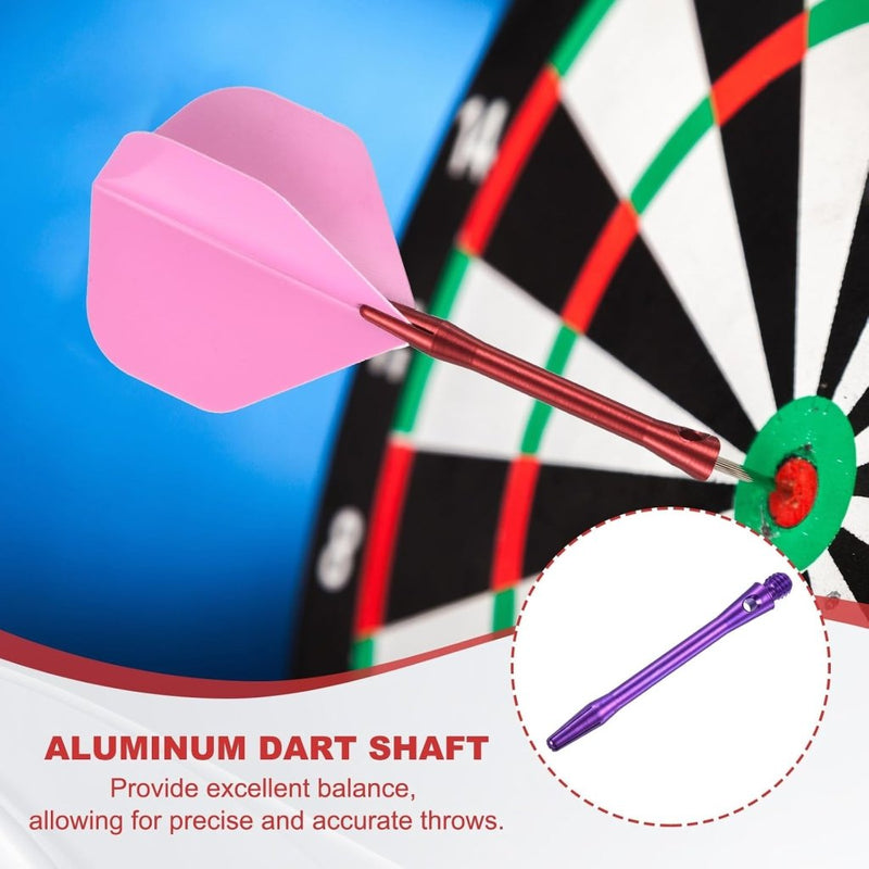 Laden Sie das Bild in Galerie -Viewer, Dartschachten 4 stuks 45 mm van aluminium geel met 2BA schroefdraad – dart shafts – dart accessoires - happygetfit.com
