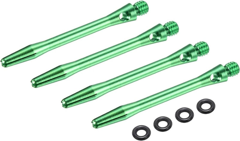 Laden Sie das Bild in Galerie -Viewer, Dartschachten 4 stuks 45 mm van aluminium geel met 2BA schroefdraad – dart shafts – dart accessoires - happygetfit.com
