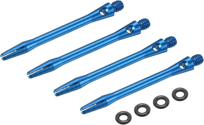 Laden Sie das Bild in Galerie -Viewer, Dartschachten 4 stuks 45 mm van aluminium geel met 2BA schroefdraad – dart shafts – dart accessoires - happygetfit.com
