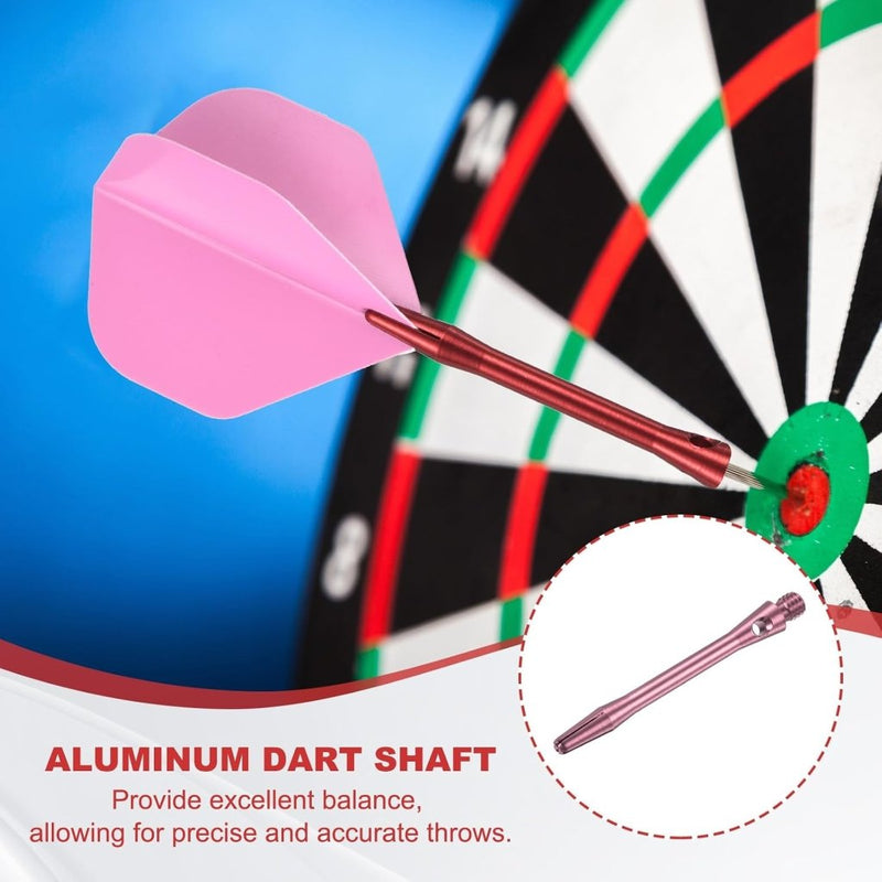 Laden Sie das Bild in Galerie -Viewer, Dartschachten 4 stuks 45 mm van aluminium geel met 2BA schroefdraad – dart shafts – dart accessoires - happygetfit.com
