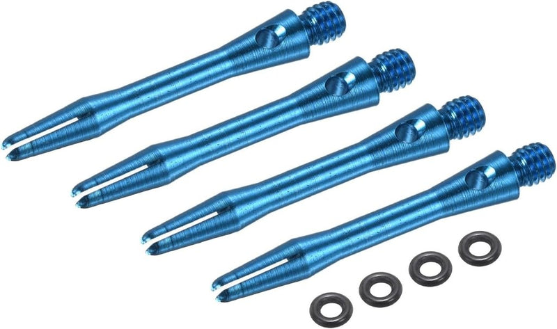 Laden Sie das Bild in Galerie -Viewer, Dartschachten 4 stuks 45 mm van aluminium geel met 2BA schroefdraad – dart shafts – dart accessoires - happygetfit.com
