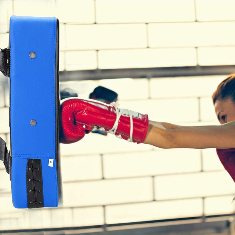 Load image into Gallery viewer, Dioche PU lederen stootkussen, verdikte sanda-bokstraining, beendoel, training, Thaise pad, kick focus, uitgerust met een zeer elastische compressieriem - happygetfit.com
