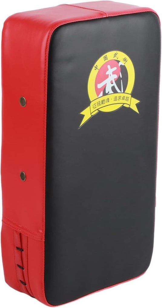 Dioche PU lederen stootkussen, verdikte sanda-bokstraining, beendoel, training, Thaise pad, kick focus, uitgerust met een zeer elastische compressieriem - happygetfit.com