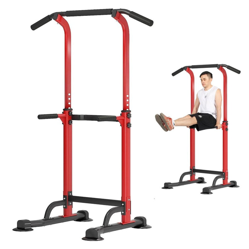 Load image into Gallery viewer, DlandHome Power Tower Pull Up Dip Station Multi-Function Fitness Equipment for Strength Training Adjustable Height Dip Stand for Home Gym - happygetfit.com
