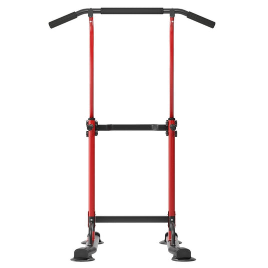 DlandHome Power Tower Pull Up Dip Station Multi-Function Fitness Equipment for Strength Training Adjustable Height Dip Stand for Home Gym - happygetfit.com
