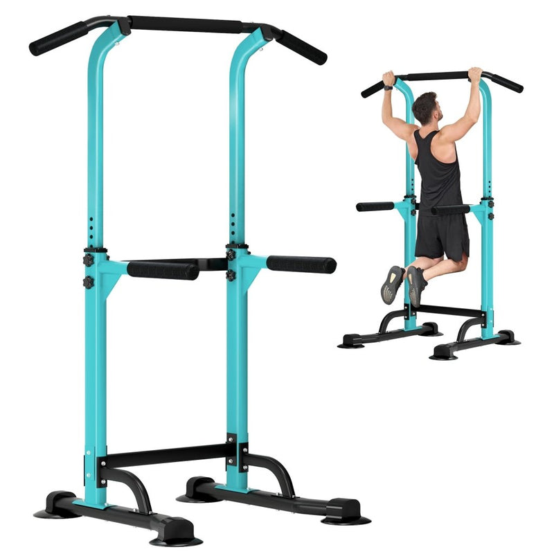 Load image into Gallery viewer, DlandHome Power Tower Pull Up Dip Station Multi-Function Fitness Equipment for Strength Training Adjustable Height Dip Stand for Home Gym - happygetfit.com
