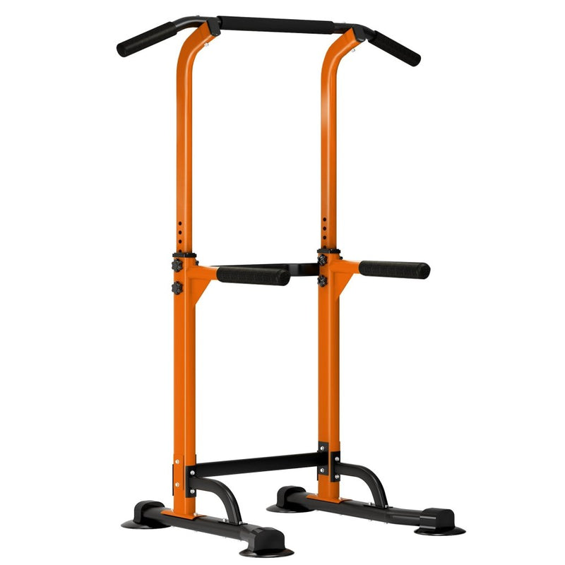 Load image into Gallery viewer, DlandHome Power Tower Pull Up Dip Station Multi-Function Fitness Equipment for Strength Training Adjustable Height Dip Stand for Home Gym - happygetfit.com
