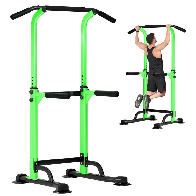 Load image into Gallery viewer, DlandHome Power Tower Pull Up Dip Station Multi-Function Fitness Equipment for Strength Training Adjustable Height Dip Stand for Home Gym - happygetfit.com
