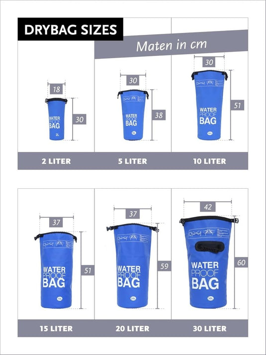 DonDon waterdichte outdoor dry bag zak droge zak bescherming tegen water droge zak voor uw waardevolle spullen - happygetfit.com