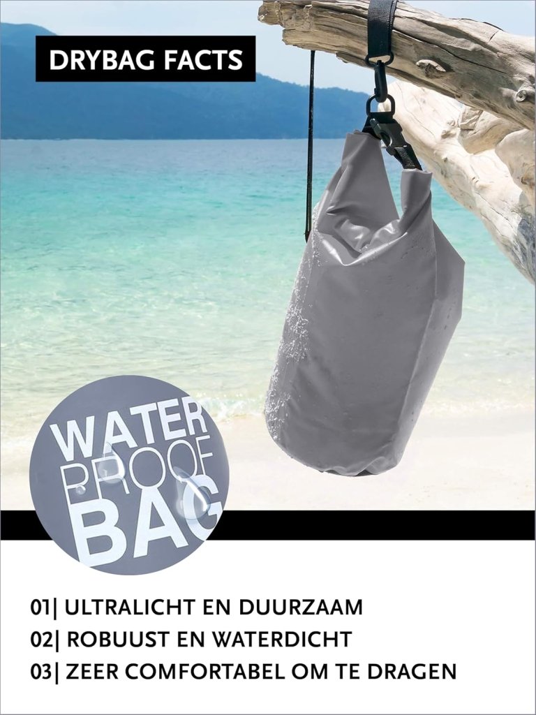 Laad afbeelding in Galerijviewer, DonDon waterdichte outdoor dry bag zak droge zak bescherming tegen water droge zak voor uw waardevolle spullen - happygetfit.com
