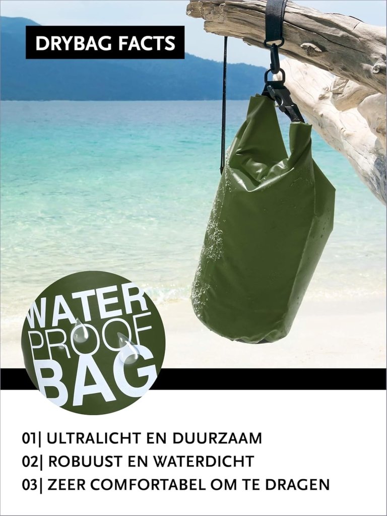 Laad afbeelding in Galerijviewer, DonDon waterdichte outdoor dry bag zak droge zak bescherming tegen water droge zak voor uw waardevolle spullen - happygetfit.com
