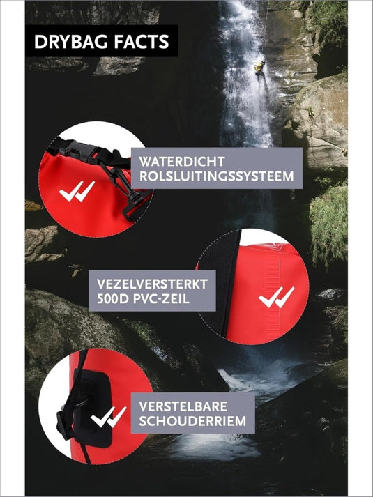 DonDon waterdichte outdoor dry bag zak droge zak bescherming tegen water droge zak voor uw waardevolle spullen - happygetfit.com