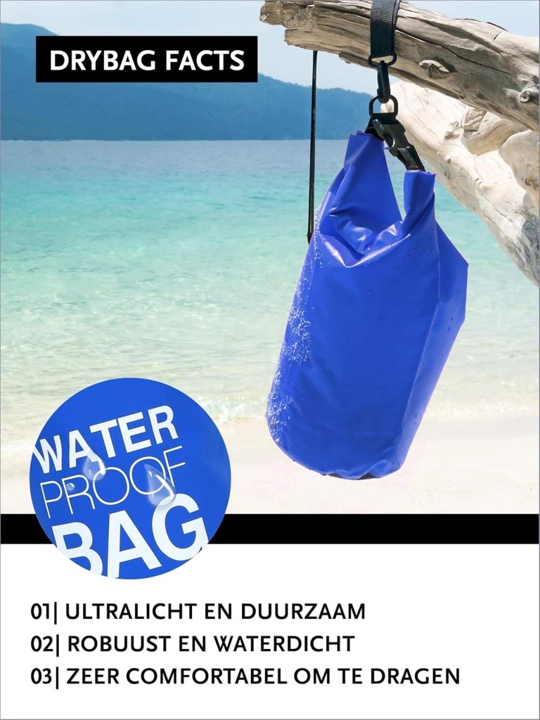 Laad afbeelding in Galerijviewer, DonDon waterdichte outdoor dry bag zak droge zak bescherming tegen water droge zak voor uw waardevolle spullen - happygetfit.com
