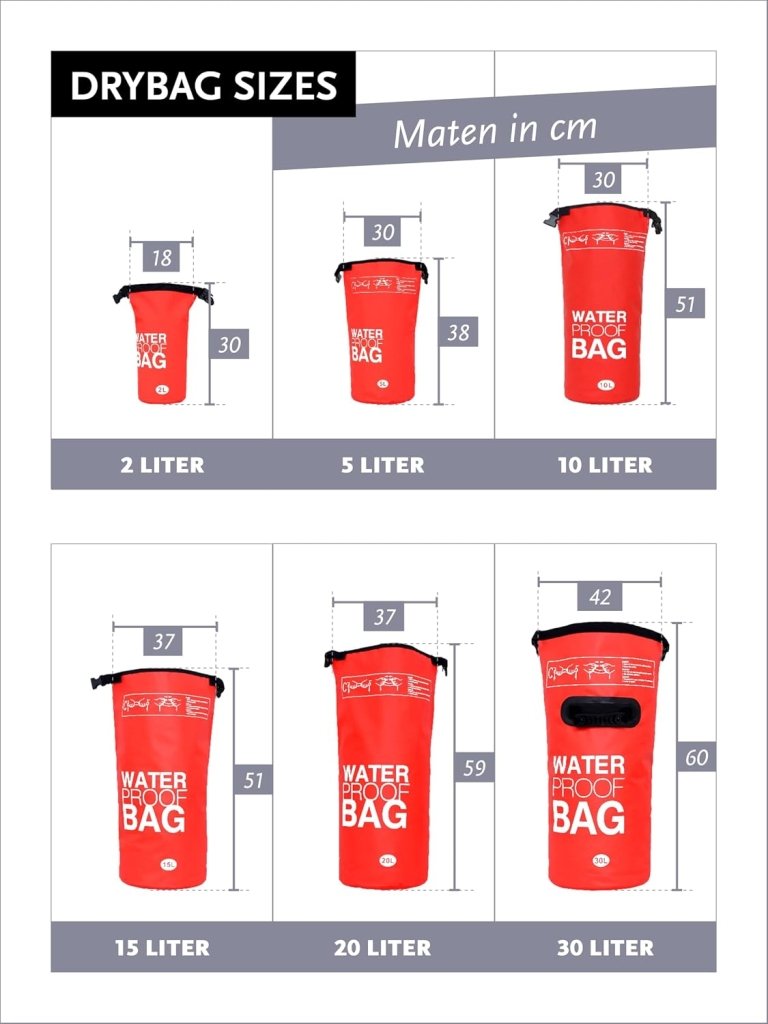 Laad afbeelding in Galerijviewer, DonDon waterdichte outdoor dry bag zak droge zak bescherming tegen water droge zak voor uw waardevolle spullen - happygetfit.com
