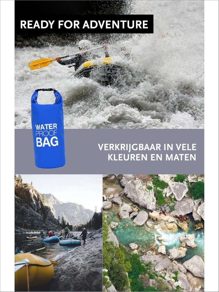 Laad afbeelding in Galerijviewer, DonDon waterdichte outdoor dry bag zak droge zak bescherming tegen water droge zak voor uw waardevolle spullen - happygetfit.com

