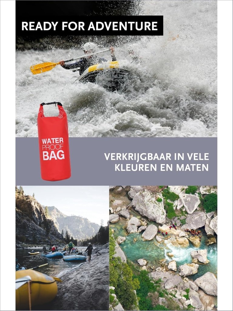 Laad afbeelding in Galerijviewer, DonDon waterdichte outdoor dry bag zak droge zak bescherming tegen water droge zak voor uw waardevolle spullen - happygetfit.com
