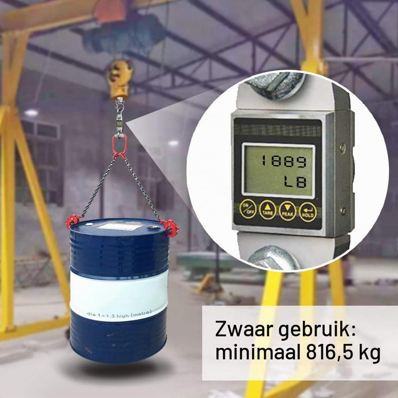 Laad afbeelding in Galerijviewer, Draaibare schommelhaken 4 stuks 12,7 cm van RVS met kogellagers voor houten balken – ophangschroeven – hangmatbevestiging - happygetfit.com

