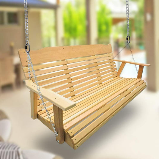 Draaibare schommelhaken 4 stuks 12,7 cm van RVS met kogellagers voor houten balken – ophangschroeven – hangmatbevestiging - happygetfit.com