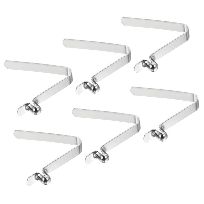 Laden Sie das Bild in Galerie -Viewer, Drukknop veerclips 6 stuks 10,5 x 7,5 mm van staal – buisclips – kajak camping accessoires - happygetfit.com
