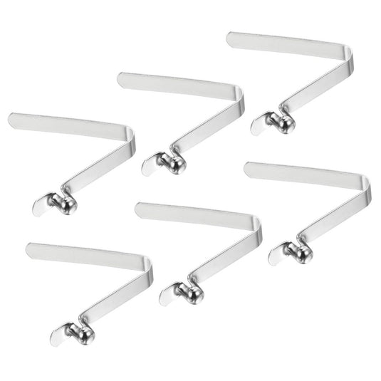Drukknop veerclips 6 stuks 10,5 x 7,5 mm van staal – buisclips – kajak camping accessoires - happygetfit.com