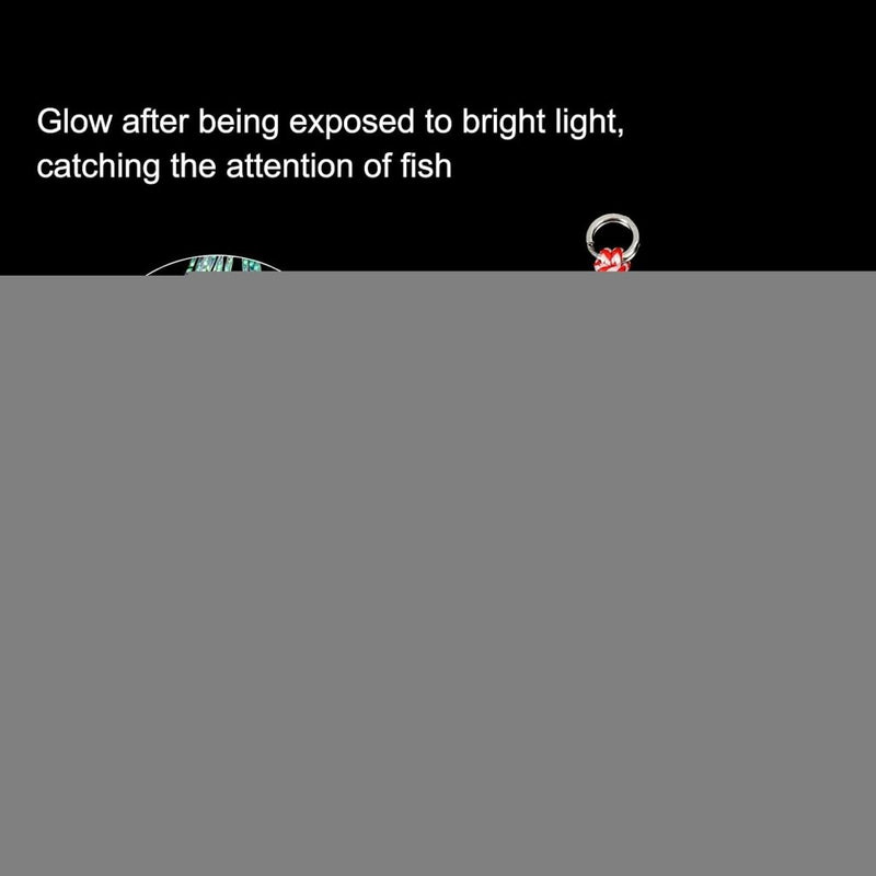 Load image into Gallery viewer, Dubbele assist vishaken 5 stuks maat 13 met glow draad – jigging haken – visaccessoires - happygetfit.com
